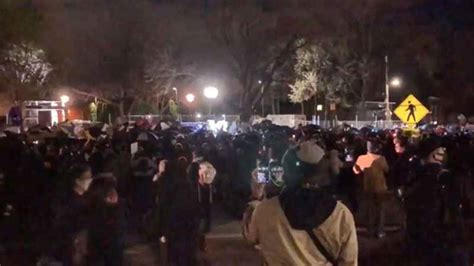 No dispersal orders given on 5th night of protests in Brooklyn Center ...