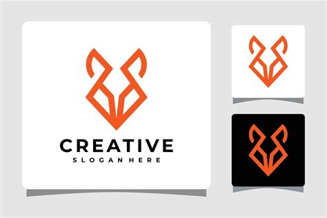 Fox Logo Template Design Inspiration 9579877 Vector Art at Vecteezy