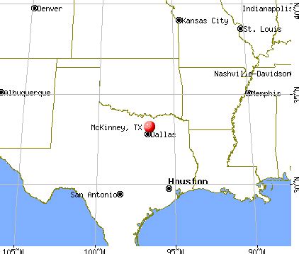 McKinney Texas Map - United States