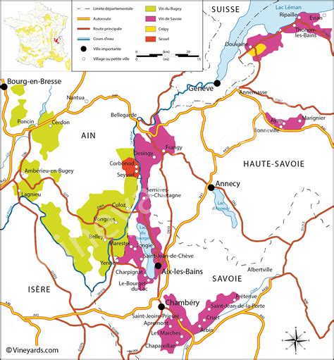 Wine Regions in Bugey Savoie