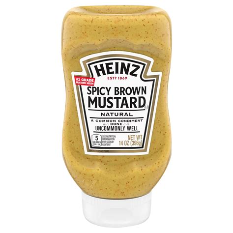 Heinz Spicy Brown Mustard - Shop Mustard at H-E-B