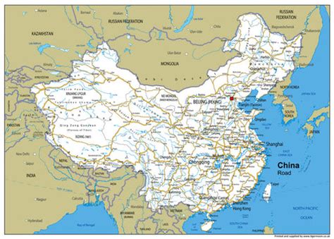 China Road Map | I Love Maps