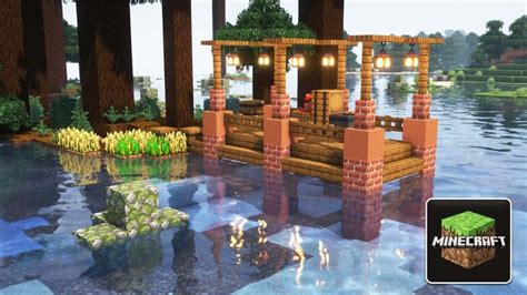 6 Epic Minecraft Dock Design Ideas 🔥 Dock is a great place to moor your ...