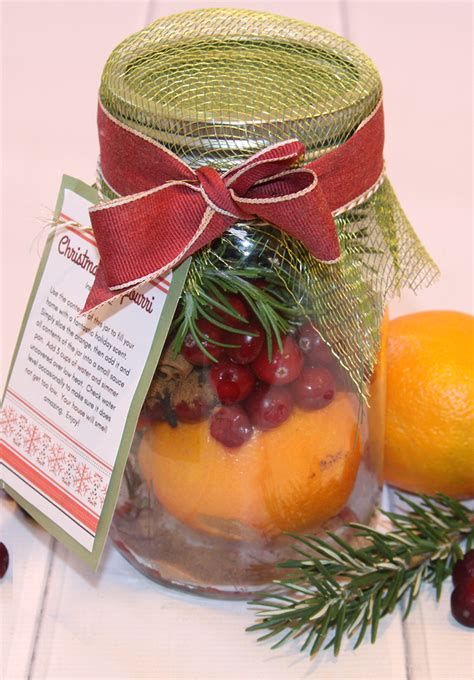 Christmas Potpourri Gift in a Jar - Gather Lemons