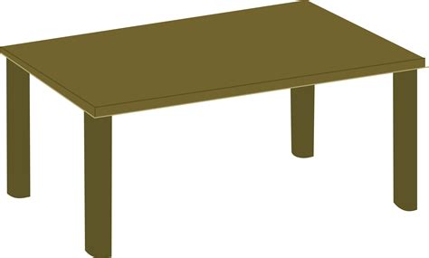 Clipart - Wooden table