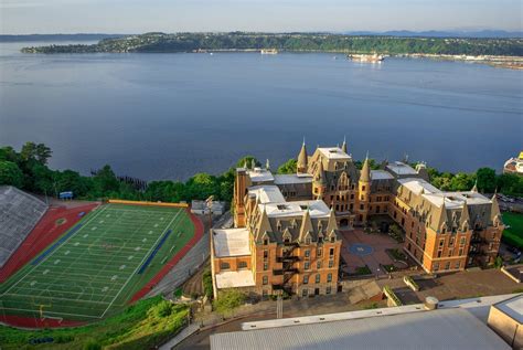 Aerial shot of Stadium High School, Tacoma WA; photo courtesy of Just 2 ...