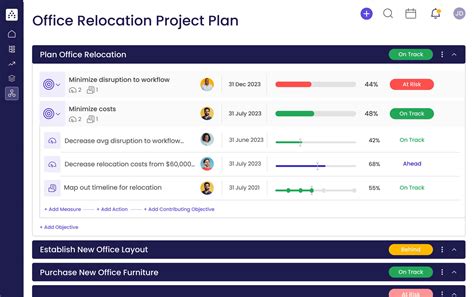 Office Relocation Project Plan Template