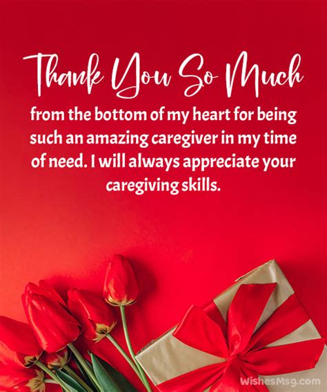 Caregiver Appreciation Messages and Quotes - WishesMsg