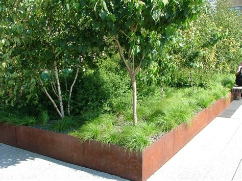 corten steel planter box. | Landscaping | Pinterest