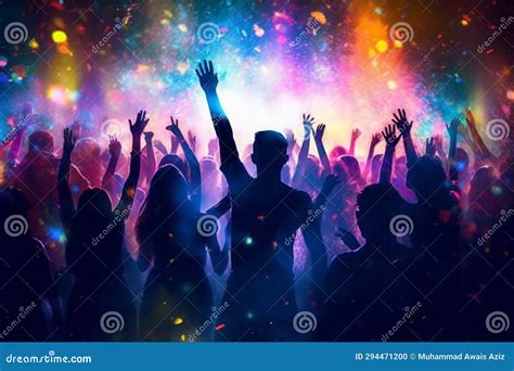 Crowd of People at a Concert Stock Photo - Image of stage, spectator: 294471200