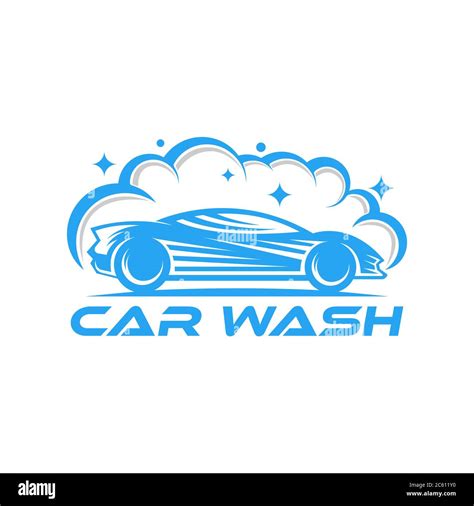 Car Wash Logo Vector Ilustración plantilla. Moda Car Wash vector logo ...