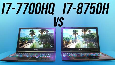 Intel i7-8750H vs i7-7700HQ - Laptop CPU Comparison and Benchmarks ...