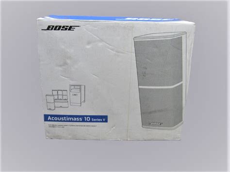 Bose Acoustimass 10 Series V Home Theater Speaker System - Black - New Open Box - Max Marine ...