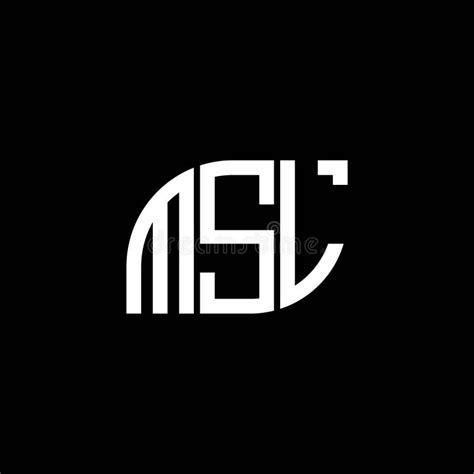 MSL Letter Logo Design on Black Background. MSL Creative Initials Letter Logo Concept Stock ...