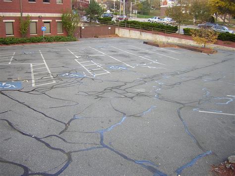 Concrete parking lots Repair - Buchheit Parking Lot, St. Louis