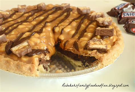 Family, Food, and Fun: Snickers Peanut Butter Pie