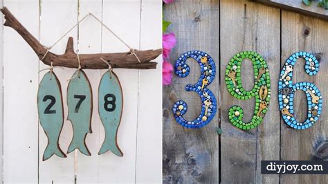 35 Creative DIY House Numbers That Are Better Than Anything You Could ...