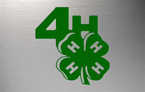 4H Svg 4-H Clover Svg 4-H Svg 4H Logo Svg 4H Vector 4H - Etsy Denmark