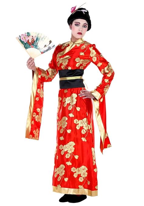 Fun Costumes Plus Geisha Fancy dress costume 1X: Amazon.co.uk: Toys & Games