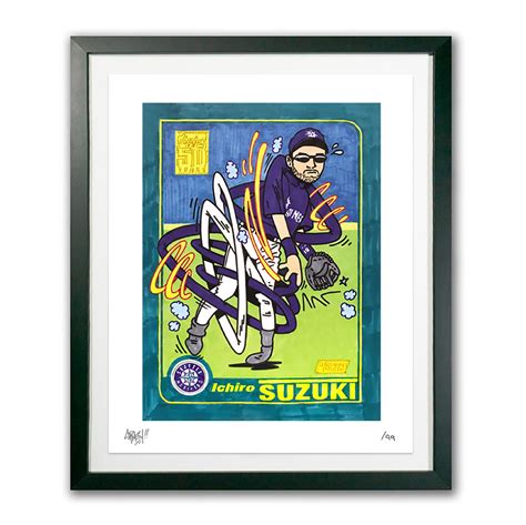 Topps Project 2020 / 2001 Ichiro Rookie Card Fine Art Print by Ermsy - Took It Easy©