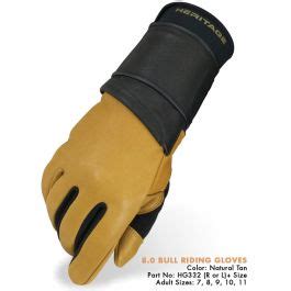 Heritage Bull Riding Gloves - Jacksons Western Store