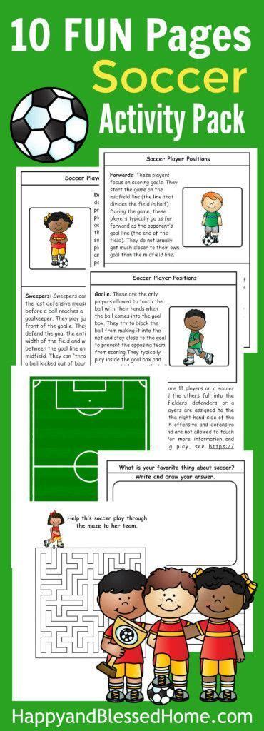 Your little soccer fans will love this fun Soccer Activity Pack for Kids. In this 10-page pack ...