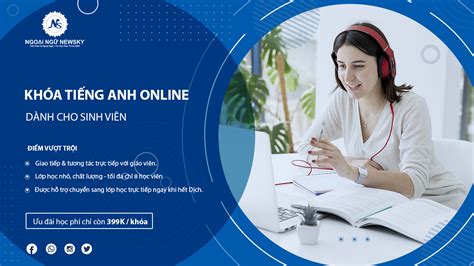 Khóa học tiếng Anh Online dành cho Sinh Viên | TRUNG TÂM NGOẠI NGỮ NEWSKY