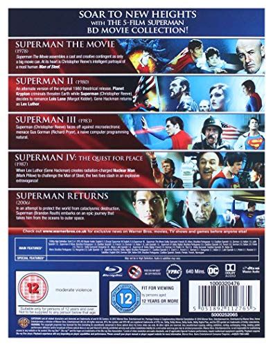 Superman Complete Collection (5-disc Edition) [Blu-ray] [1978][Region Free] (Packaging may Vary ...