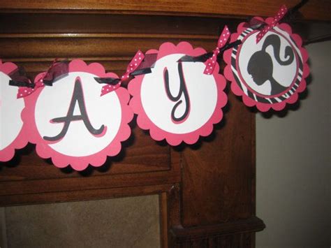 Barbie Birthday Party Banner by cutnpaper on Etsy, $15.00 | Birthday party banner, Barbie ...