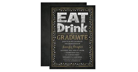 Graduation Party Invitations Unique Funny Grad | Zazzle.ca