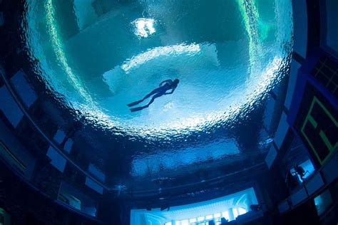 See the World's Deepest Pool, Now Open in Dubai - AquaViews