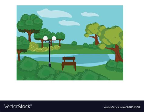 Park Royalty Free Vector Image - VectorStock