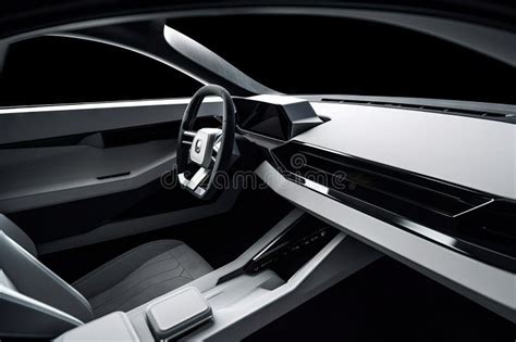 Minimalist Car Interior with Clean Lines and Simple Design Elements ...