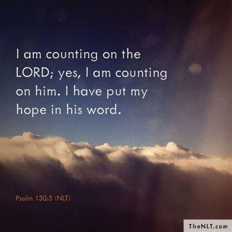 Psalm 130:5 | Psalm 130, Cool words, Bible quotes prayer