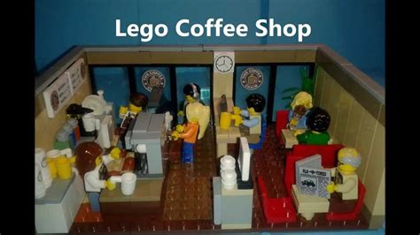 CUSTOM BUILD - LEGO Coffee Shop [MOC] - YouTube