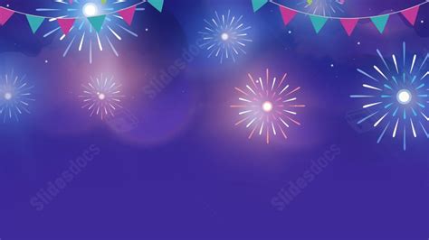 Best Fireworks Map Powerpoint Background For Presentation - Slidesdocs.com