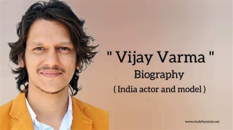 Vijay Varma Biography in English (Indian Actor), Age, Movie, Girlfriend - Study By Mind