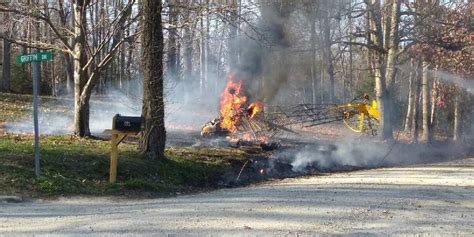 Plane crashes, catches fire in Edneyville; pilot survives