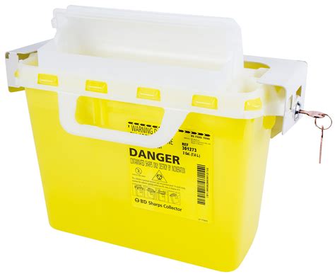 Lockable Hanging Wall bracket for 7.6 litre and 11.3 litre sharps containers | Interwaste