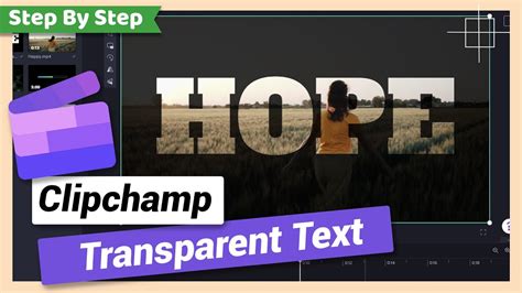 Transparent Text | Clipchamp Tutorial - YouTube