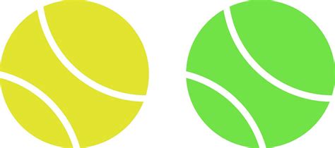 Tennis ball, vector. 25454192 Vector Art at Vecteezy