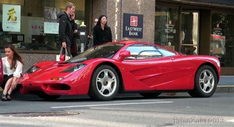 Red McLaren F1 Filmed at San Francisco Event – The McLaren F1 Road Car