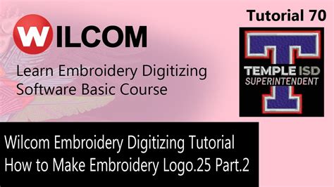 Wilcom Embroidery Digitizing Tutorial / How to Make Embroidery Design ...