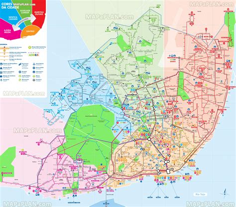 Lisbon bus map - Lisboa bus map (Portugal)