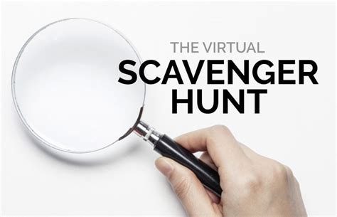 virtual scavenger hunt | Friends of the Lacey Library