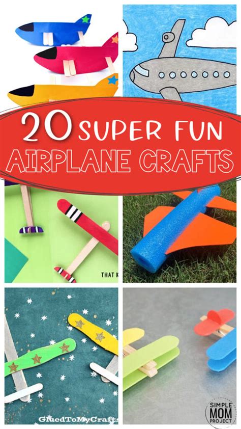 20 Easy Airplane Craft Ideas for Preschooler Kids – Simple Mom Project