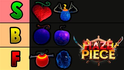 LA TIER LIST DEFINITIVA DE FRUTAS En Haze Piece (Roblox One piece) - YouTube