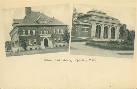 Library Postcards: Library, Pepperell, Massachusetts