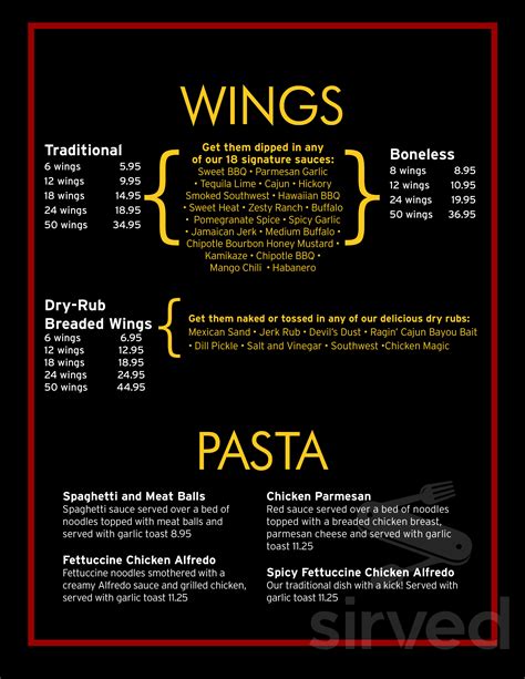 ZaZa's Pub & Pizzeria menu in Winona, Minnesota, USA