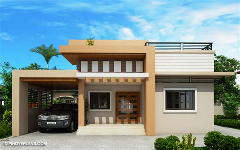 Kassandra – Two Storey House Design with Roof Deck | Pinoy ePlans